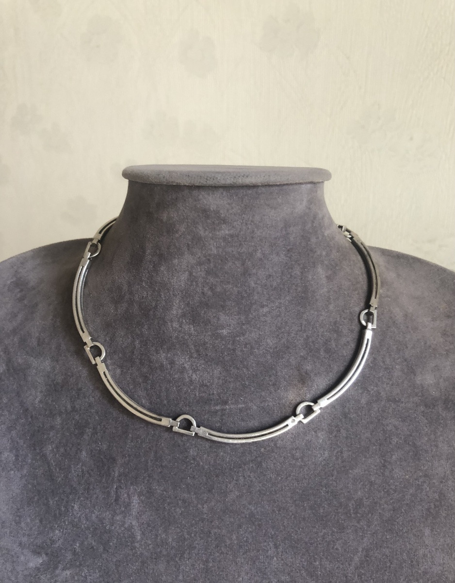 Collier  argent -photo-2