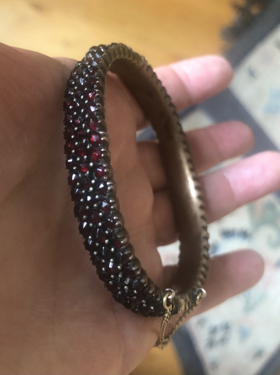 19th Century Garnet Bracelet -photo-2