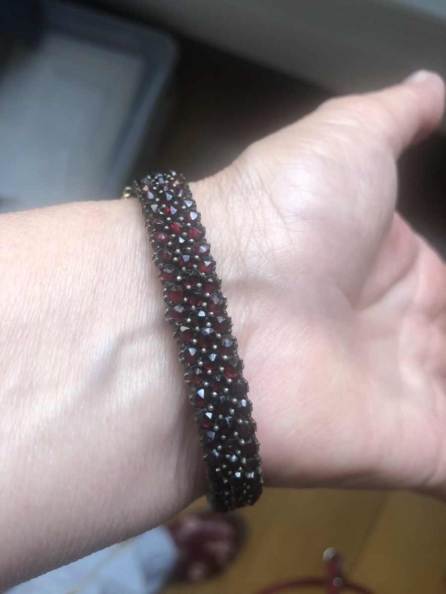 19th Century Garnet Bracelet -photo-6