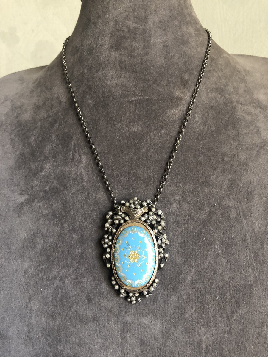 Charles X Silver Pendant