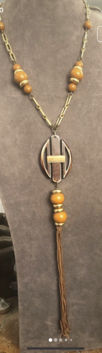 Collier bakelite Art-Déco