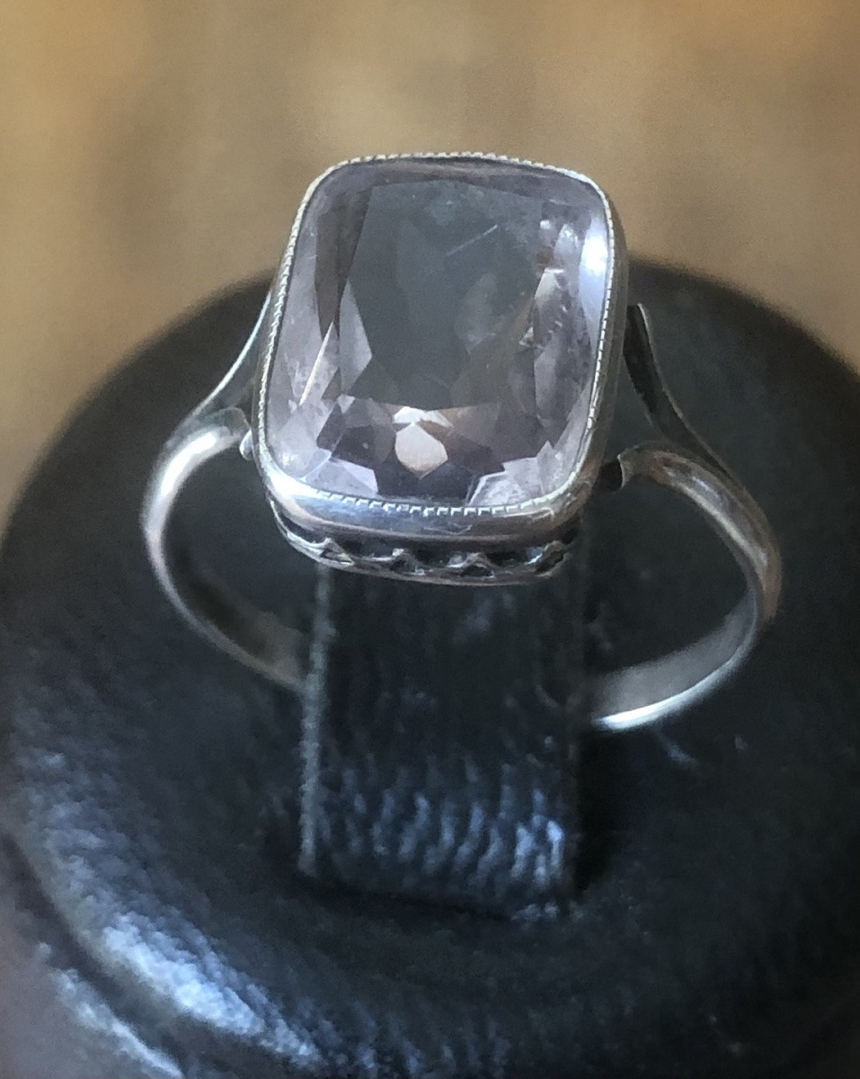 Bague Art -Déco argent -photo-2