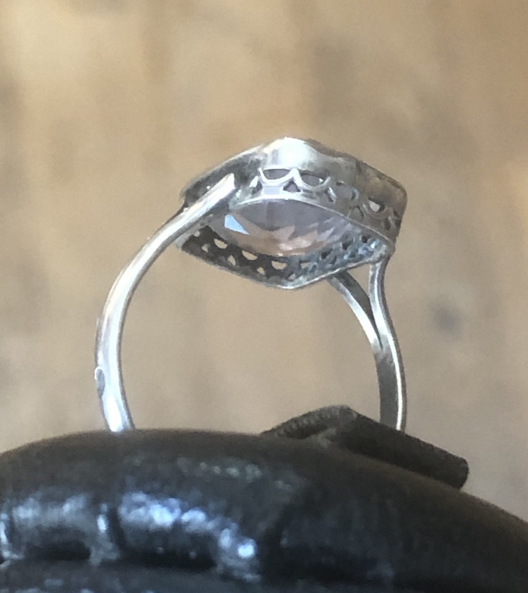 Bague Art -Déco argent -photo-3