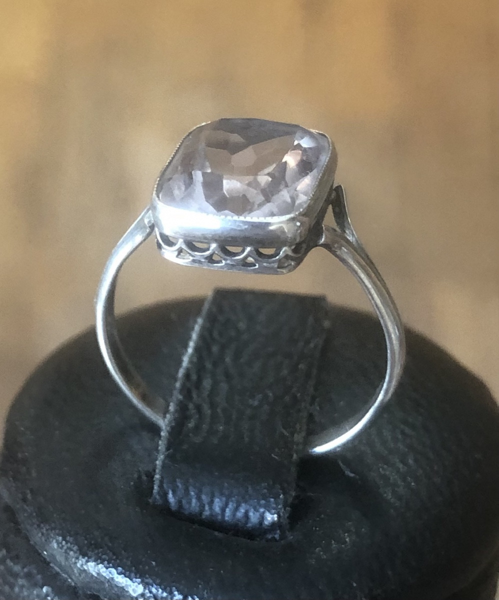 Bague Art -Déco argent 
