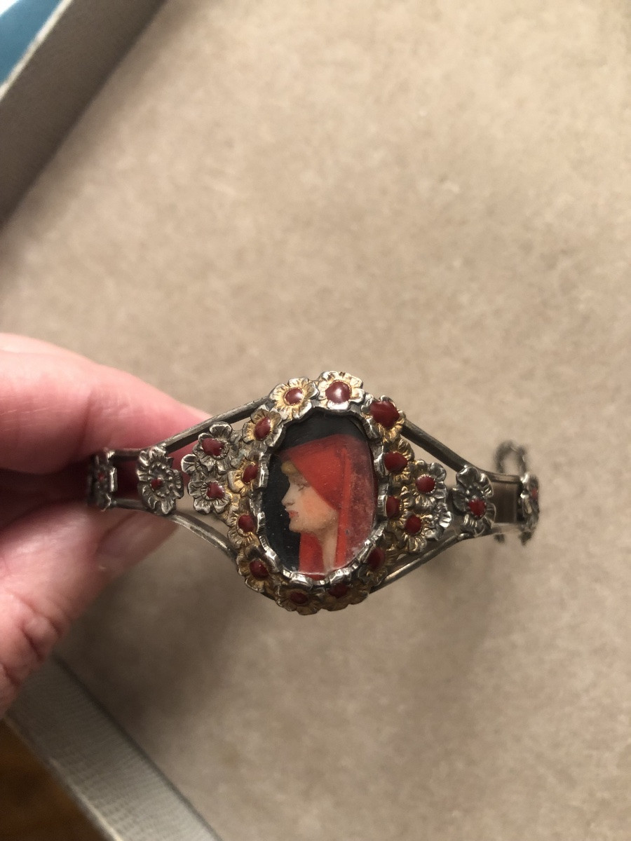 Art Nouveau Madonna Bracelet-photo-4