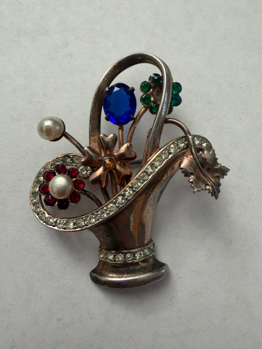 Broche américaine années 40