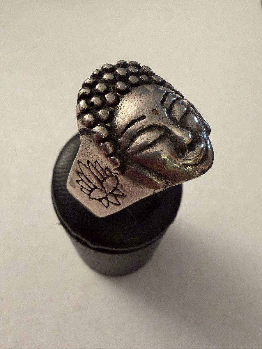 Silver Buddha Ring -photo-7