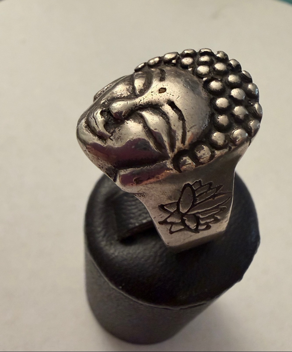 Silver Buddha Ring 