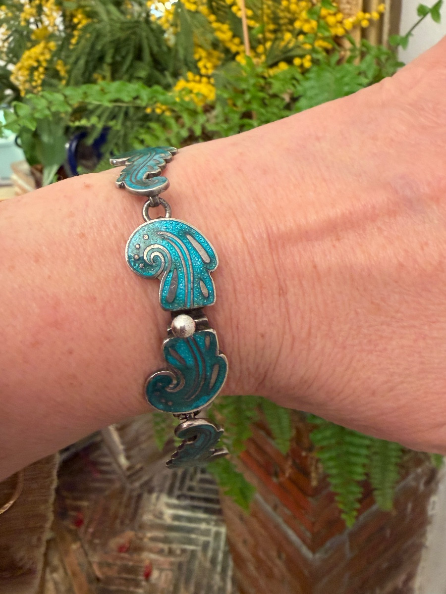 Bracelet mexicain argent /emaillé