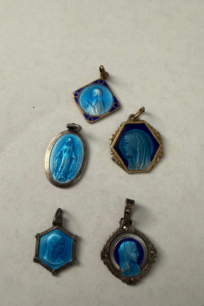 Lot Of Religious Medals -photo-2