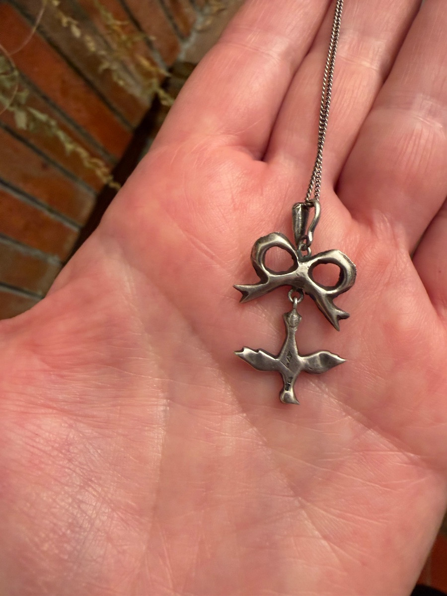 Miniature Silver Holy Spirit -photo-3