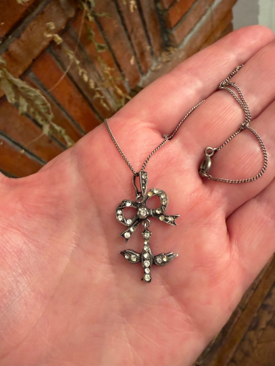 Miniature Silver Holy Spirit -photo-2