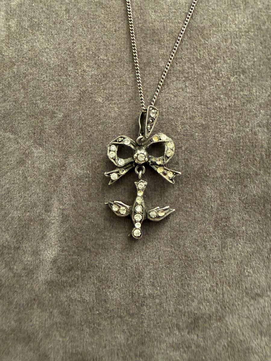 Miniature Silver Holy Spirit -photo-3