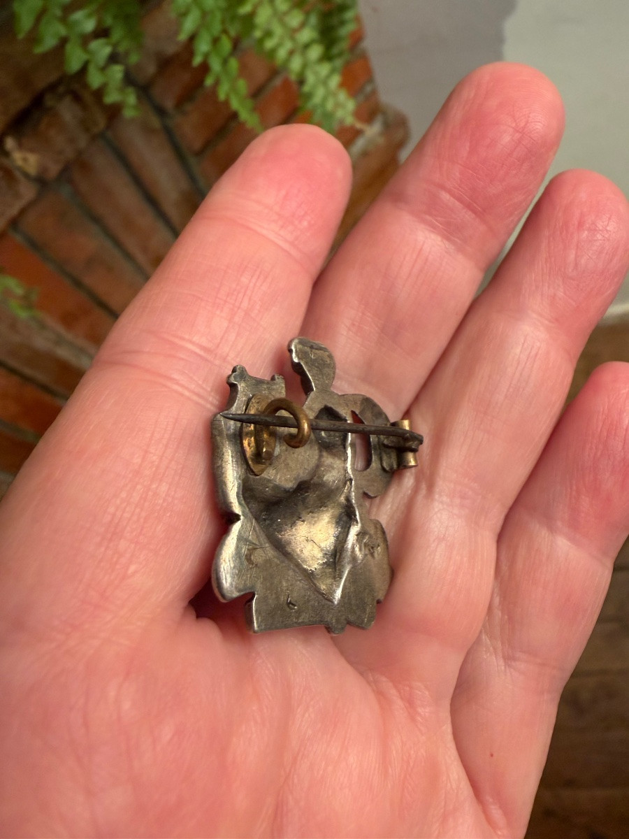 Broche Déesse grecque argent -photo-2