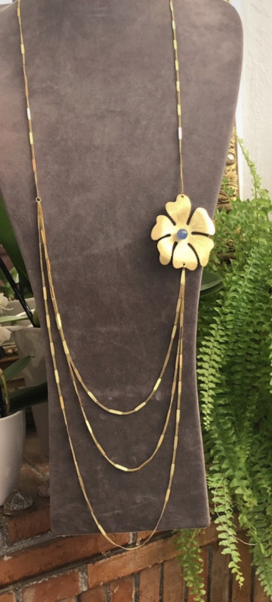 Collier couture vintage -photo-4