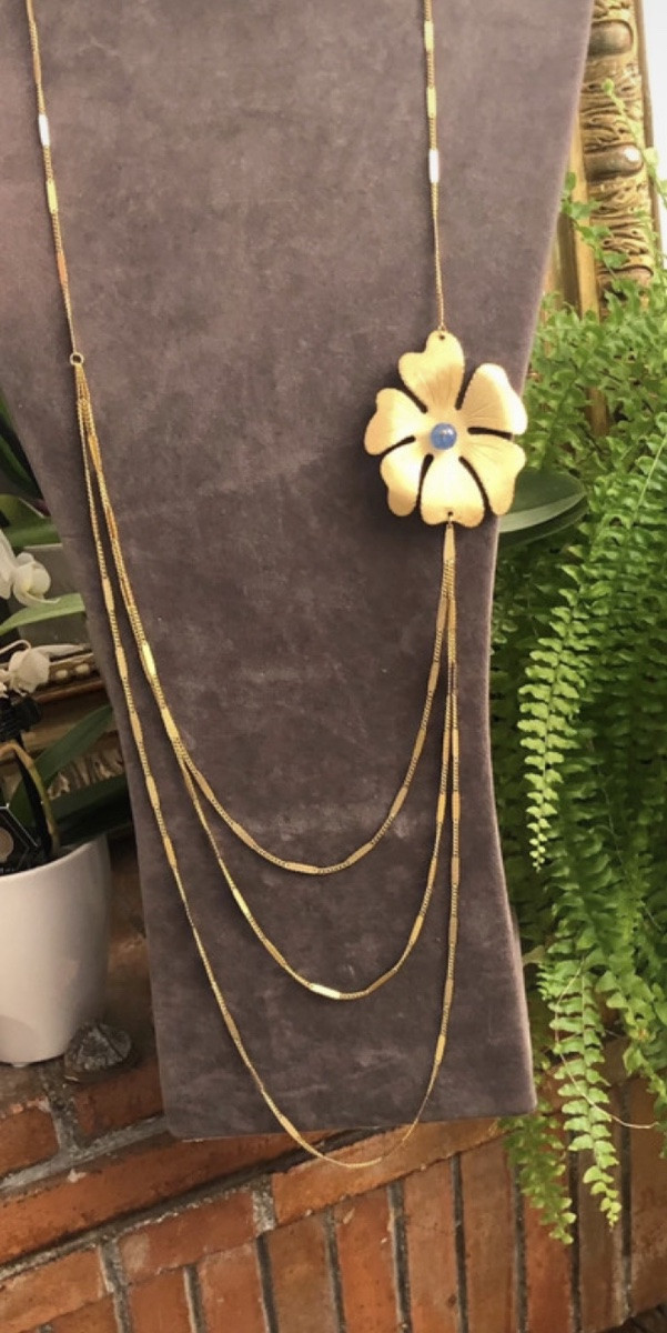 Collier couture vintage -photo-5