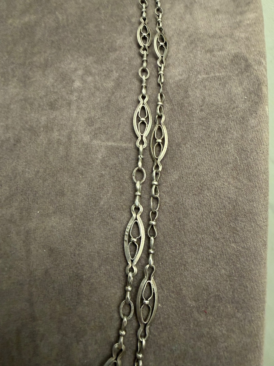 Napoleon III Silver Necklace -photo-5