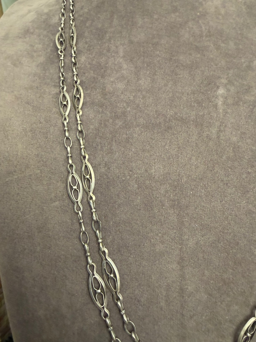 Napoleon III Silver Necklace -photo-6