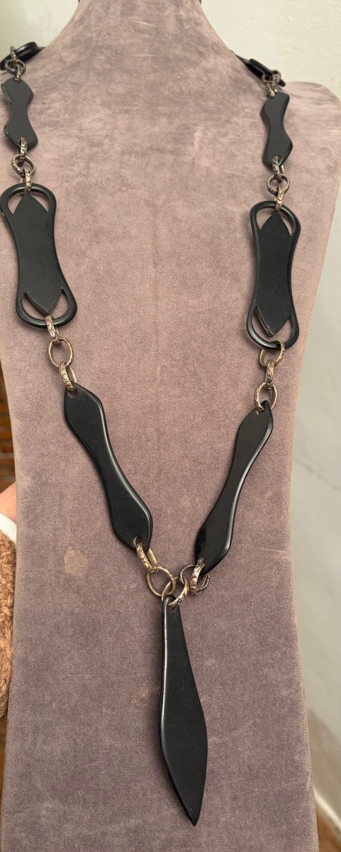 Gros sautoir Bakelite -photo-3