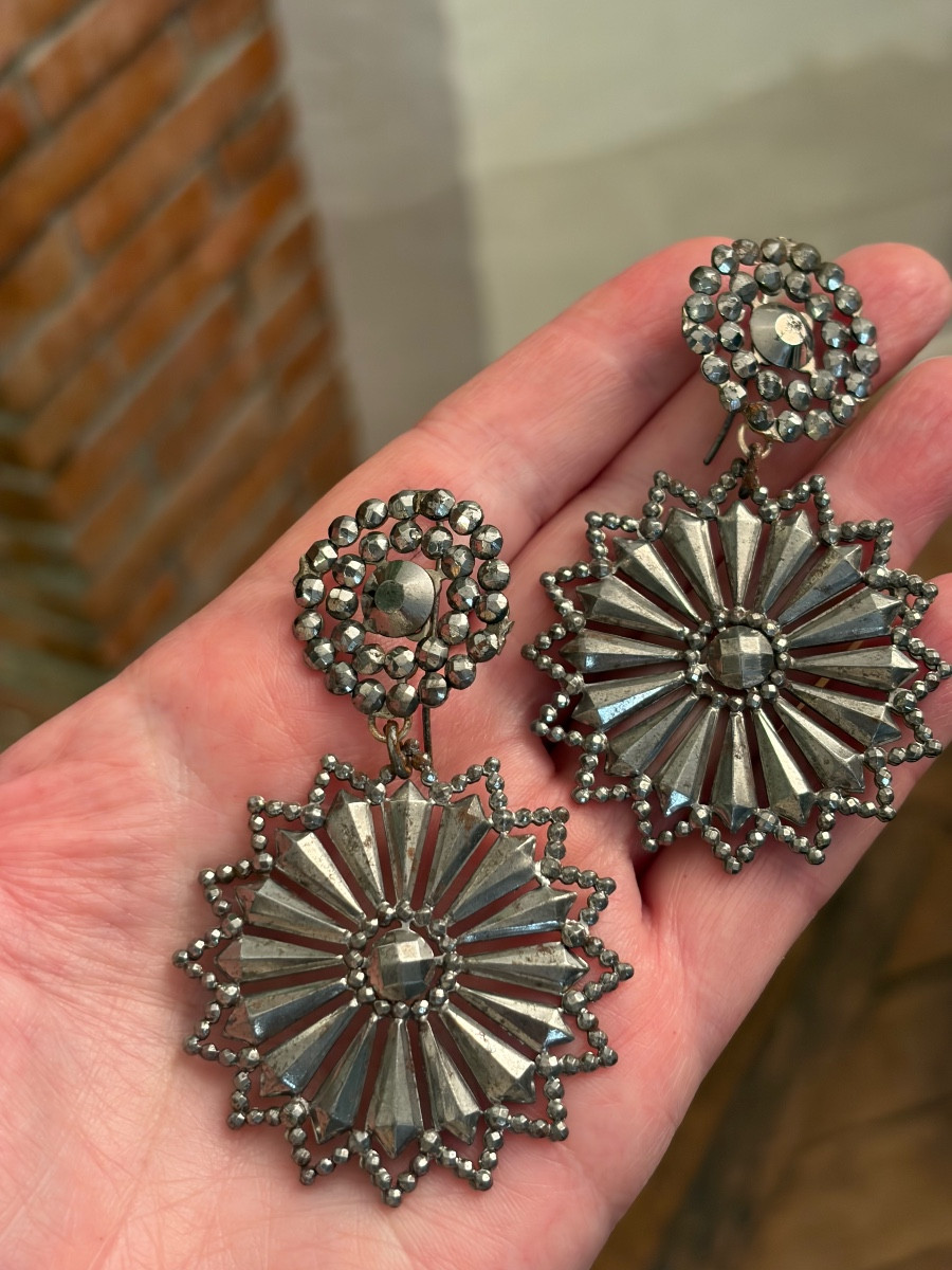 Boucles d'oreilles  acier 