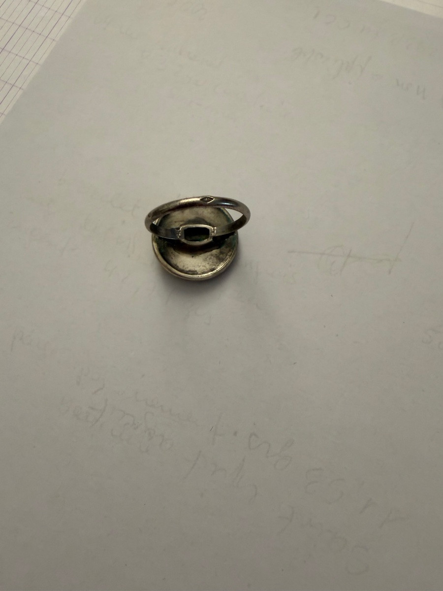 Art Nouveau Silver Ring -photo-2