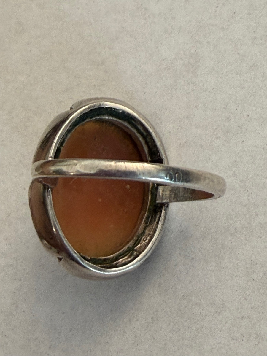 Bague  argent  camée -photo-2