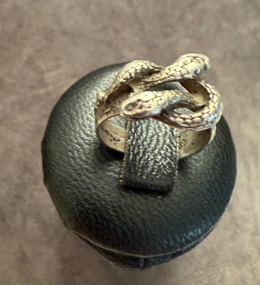  Silver Snake Ring-photo-3