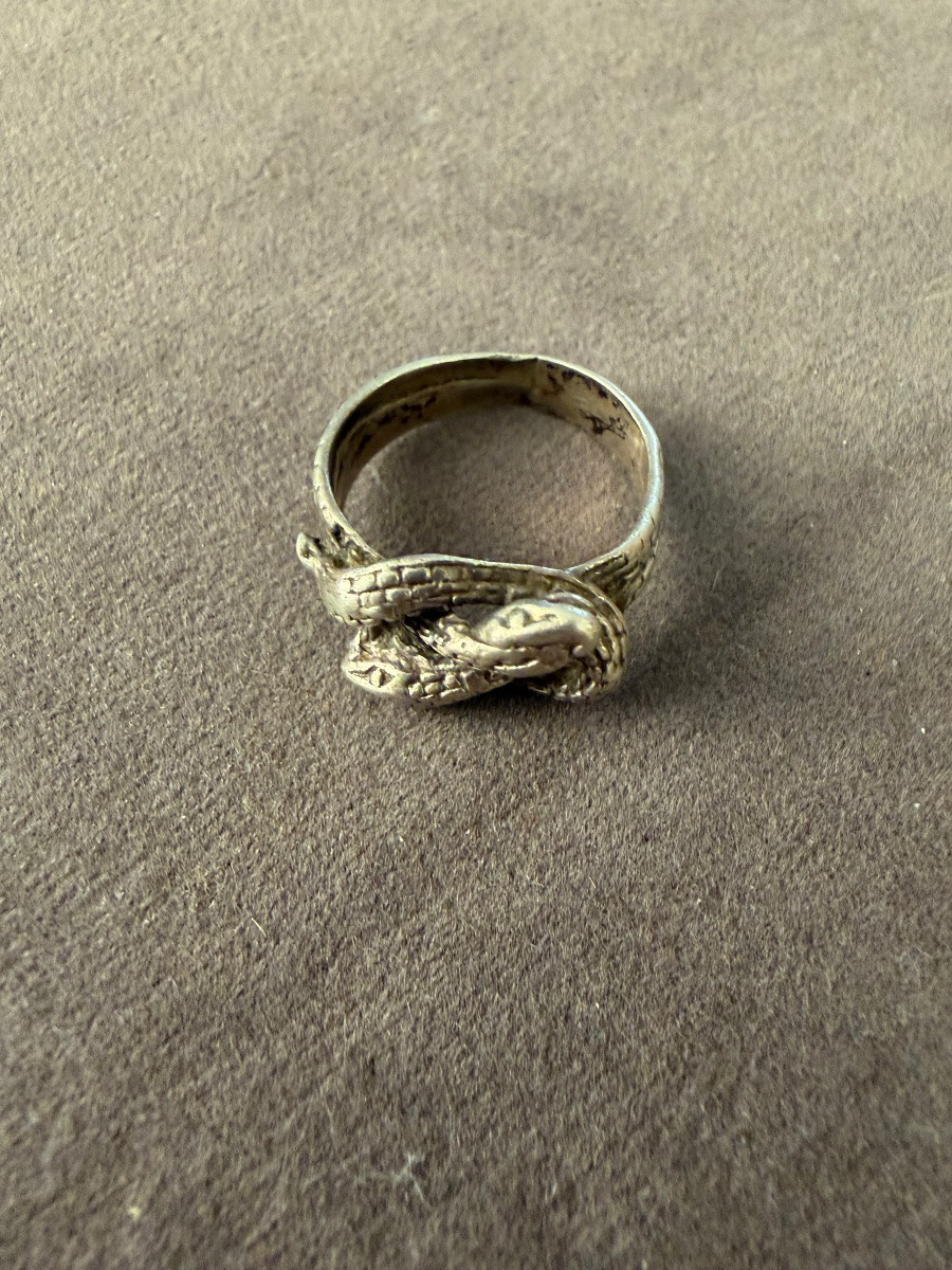  Silver Snake Ring-photo-1