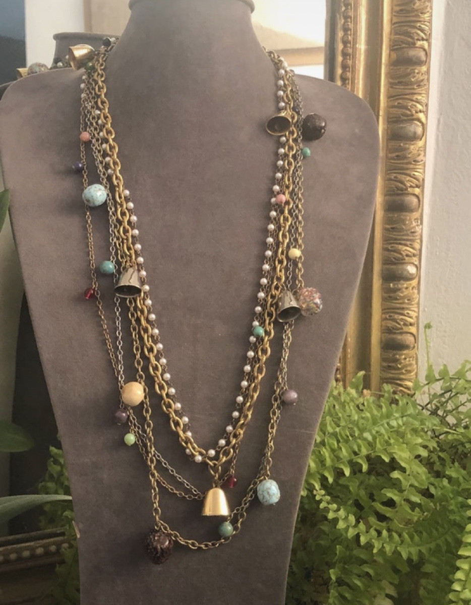 Vintage Long Necklace-photo-2