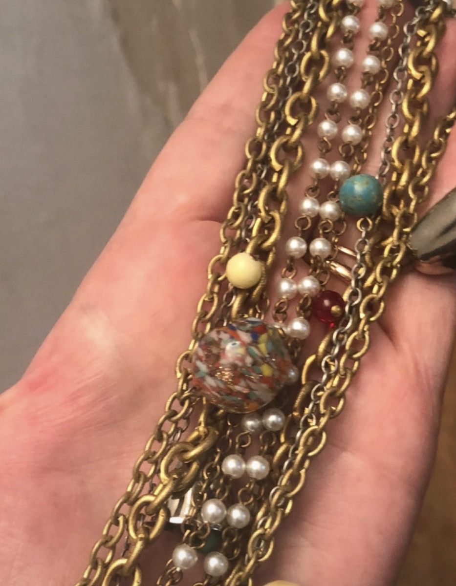 Vintage Long Necklace-photo-3