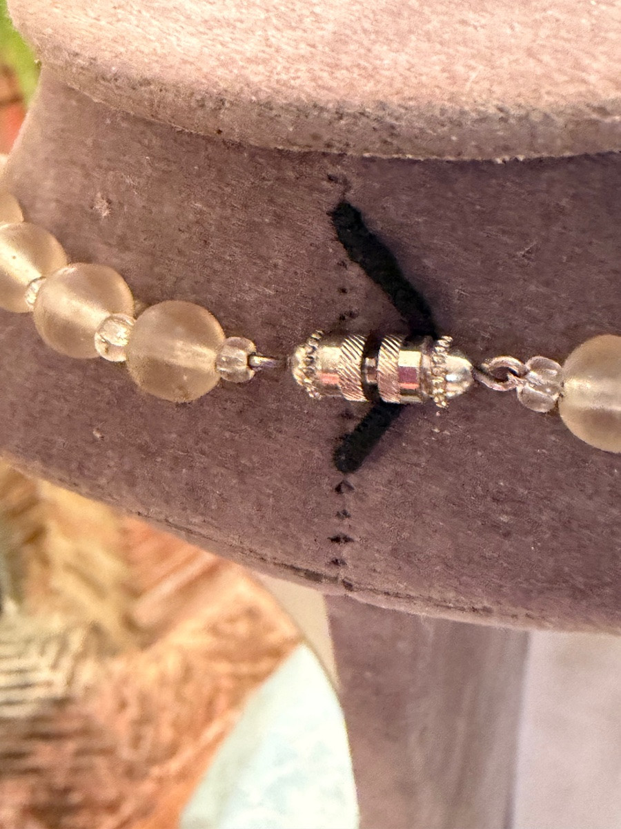 Art-deco Glass Necklace-photo-1