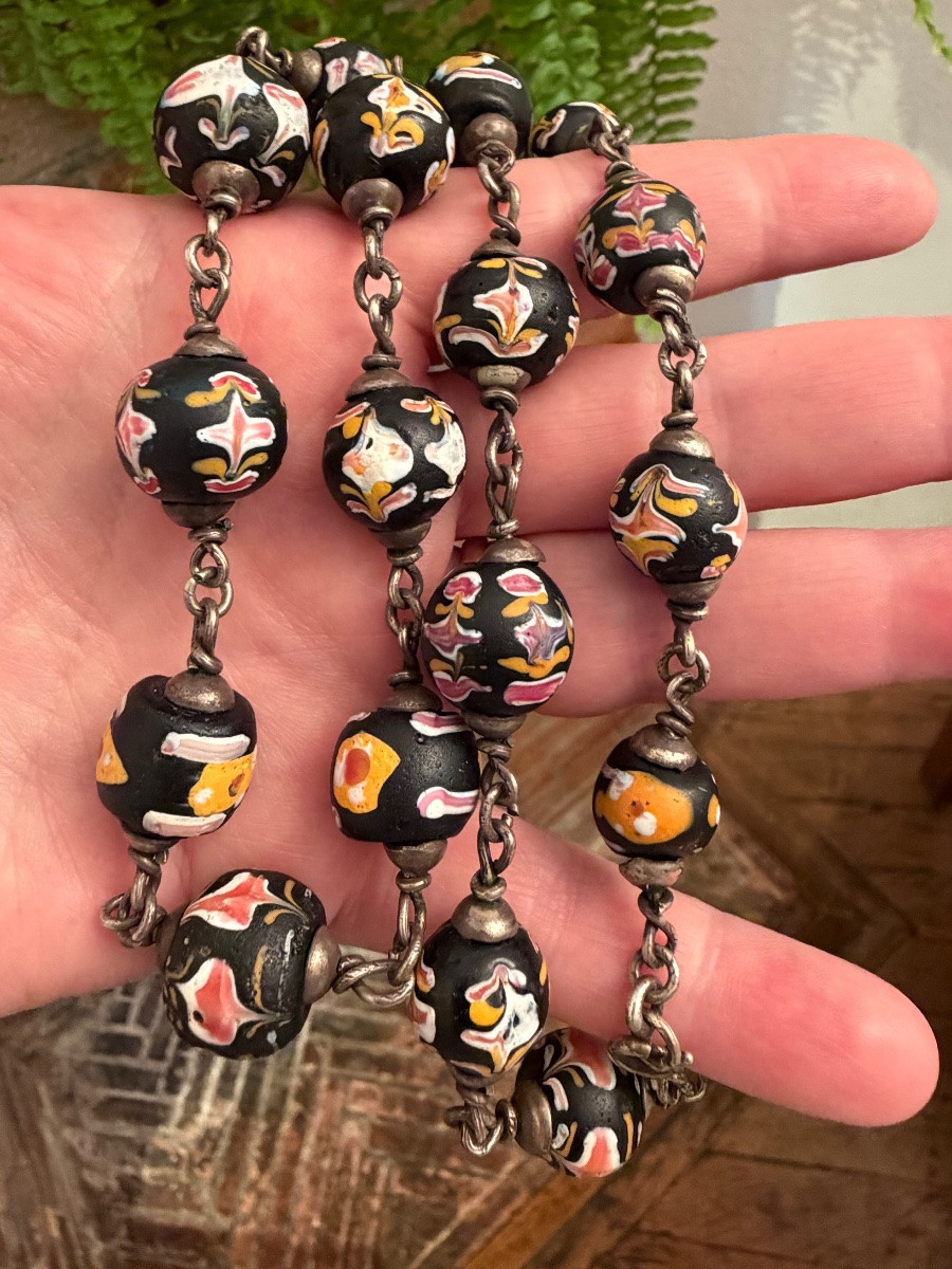 Antique Murano Necklace-photo-3
