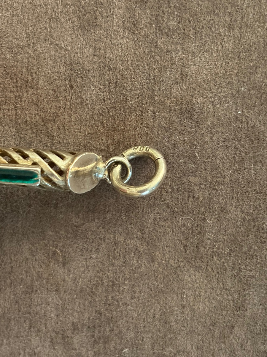 Croix argent / émail -photo-4