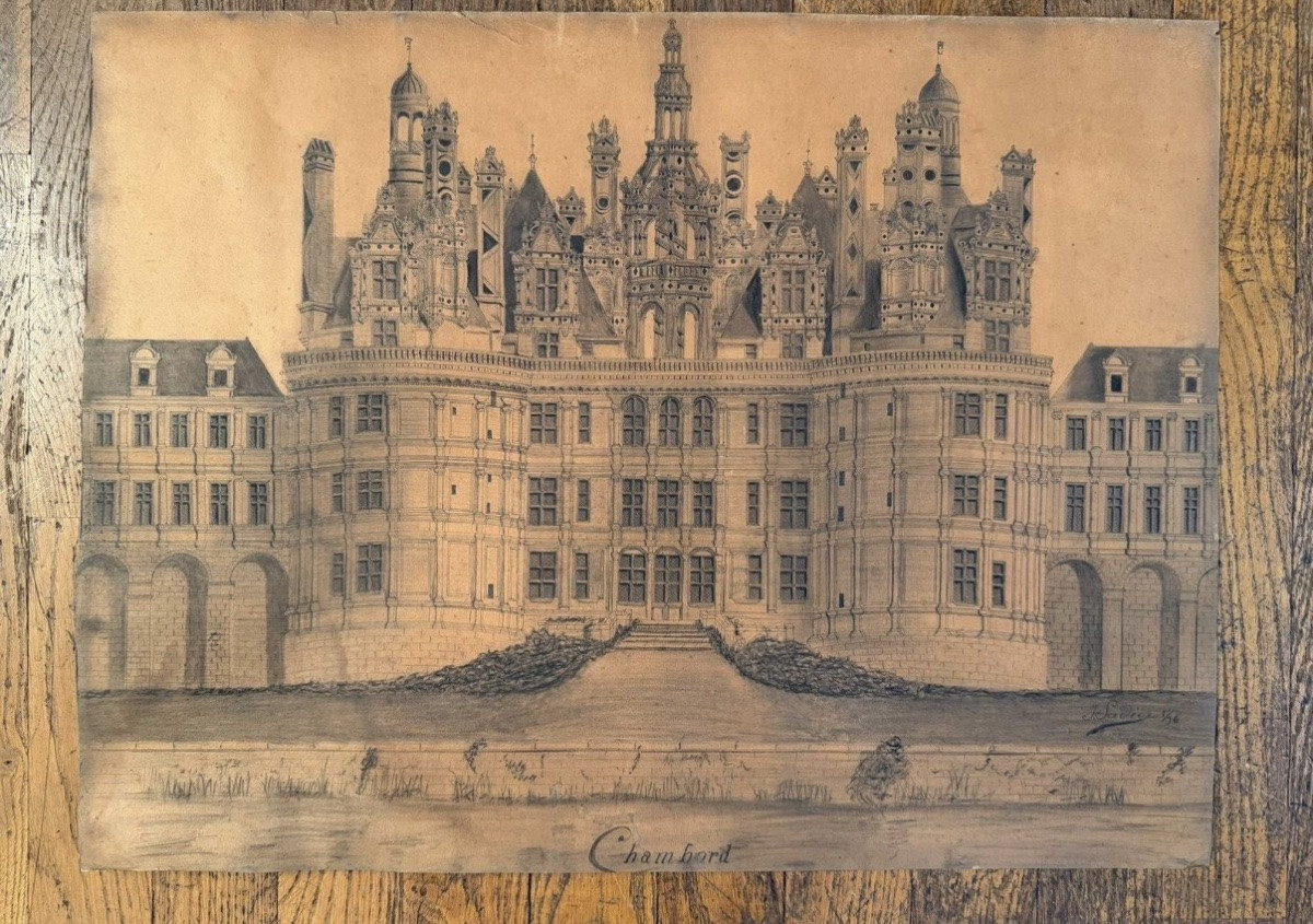 Dessin 19ème Chambord-photo-2