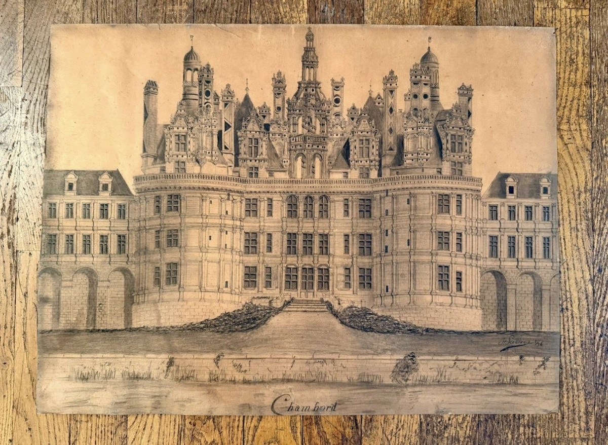 Dessin 19ème Chambord-photo-2