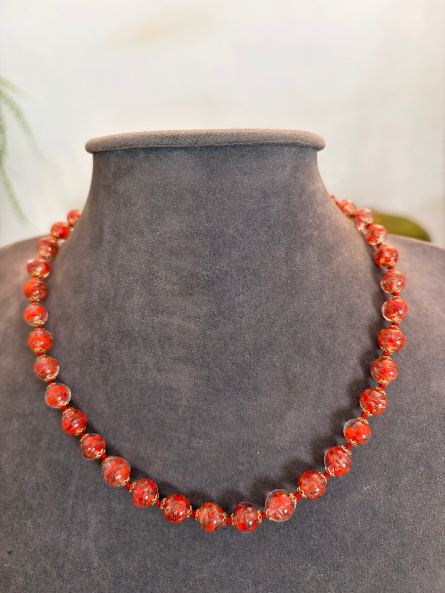Collier / bracelet verre de Murano -photo-2