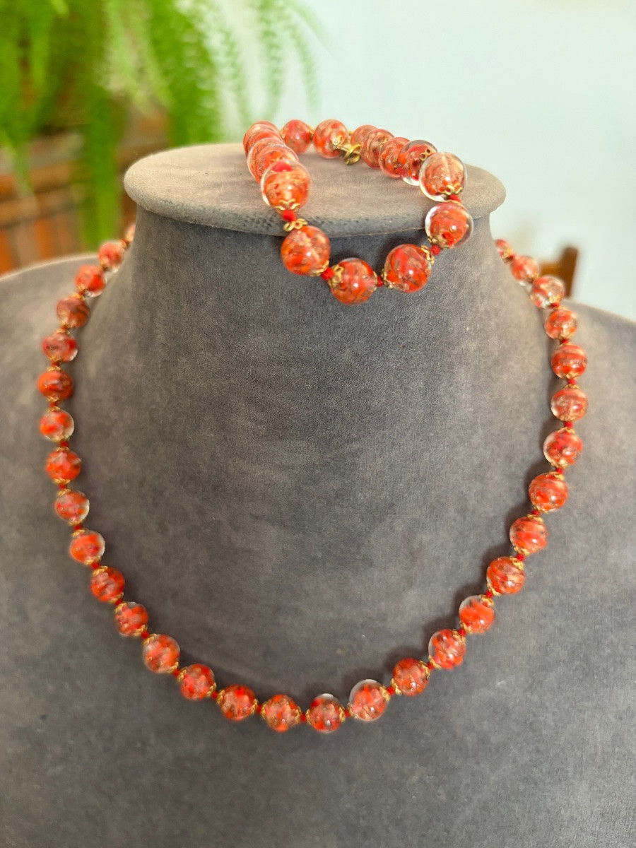 Collier / bracelet verre de Murano -photo-1