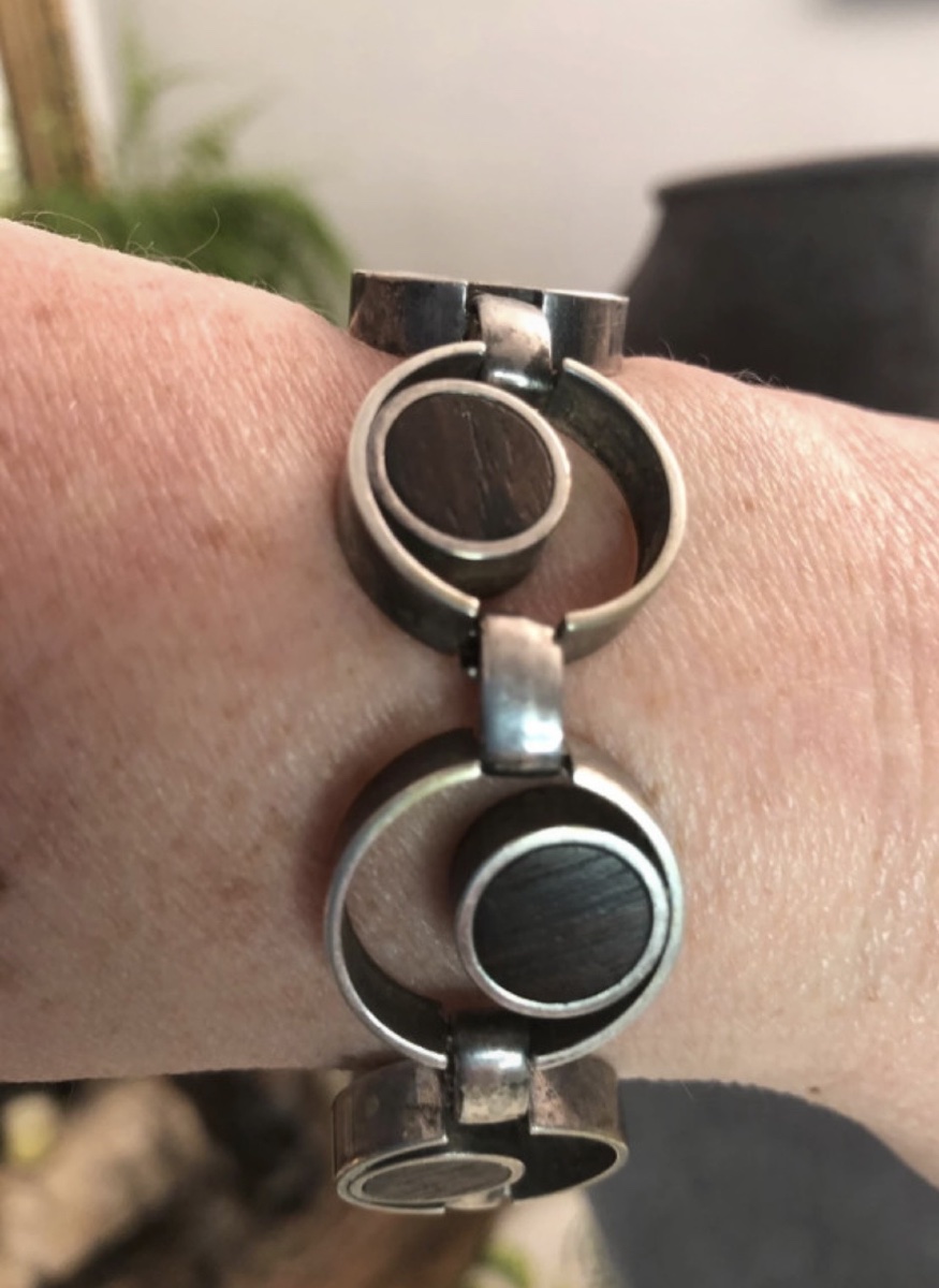 Bracelet  moderniste argent -photo-2