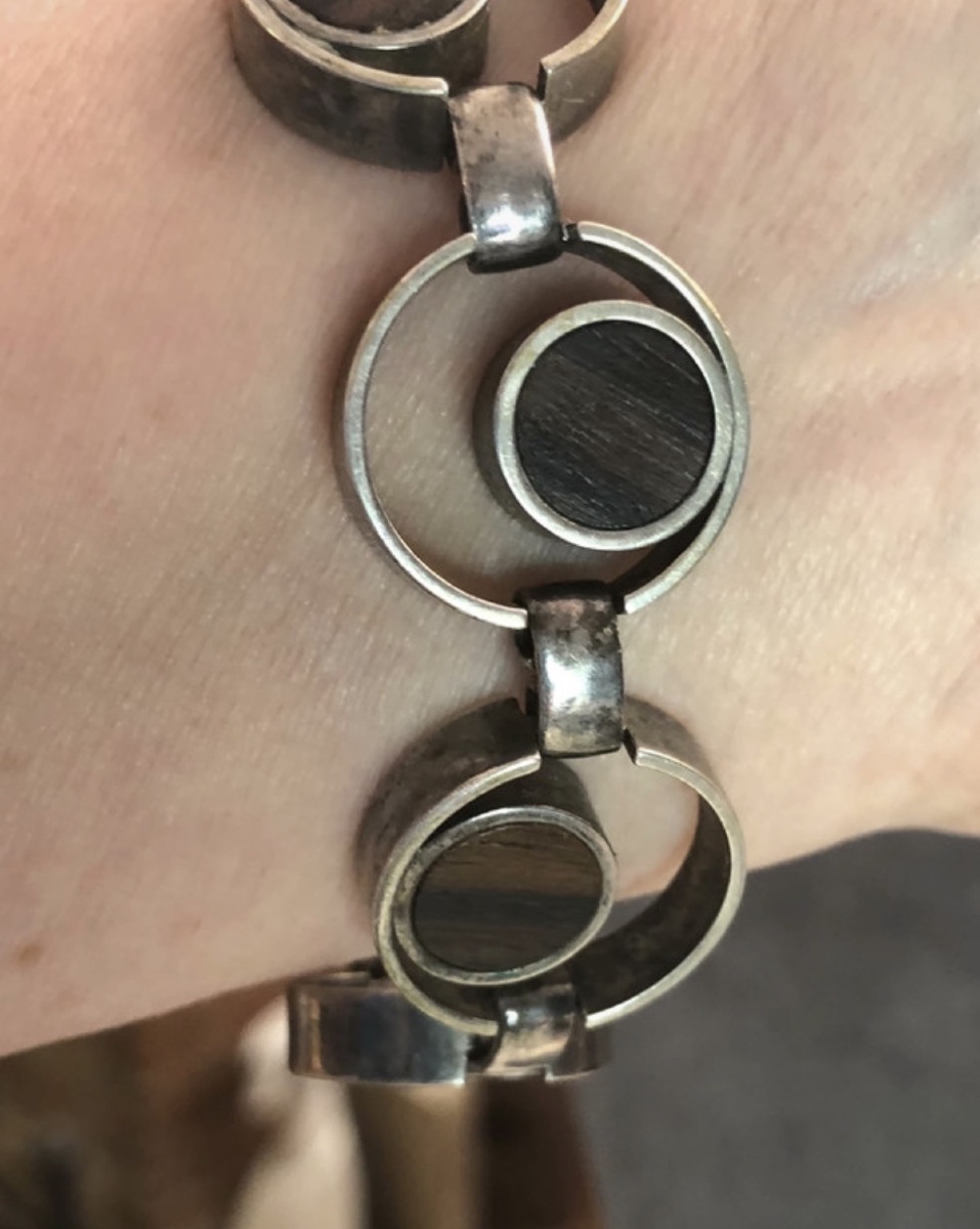 Bracelet  moderniste argent -photo-1