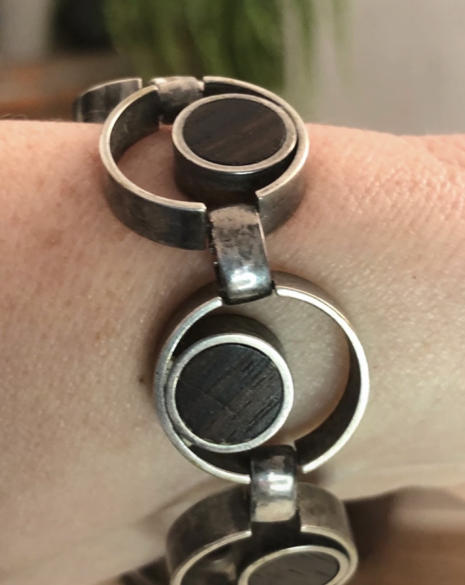 Bracelet  moderniste argent -photo-2