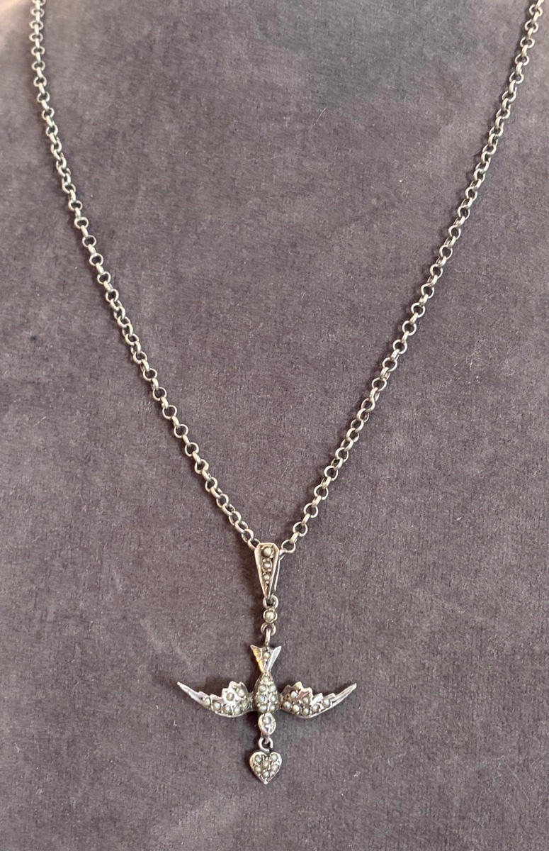19th-century Silver Holy Spirit