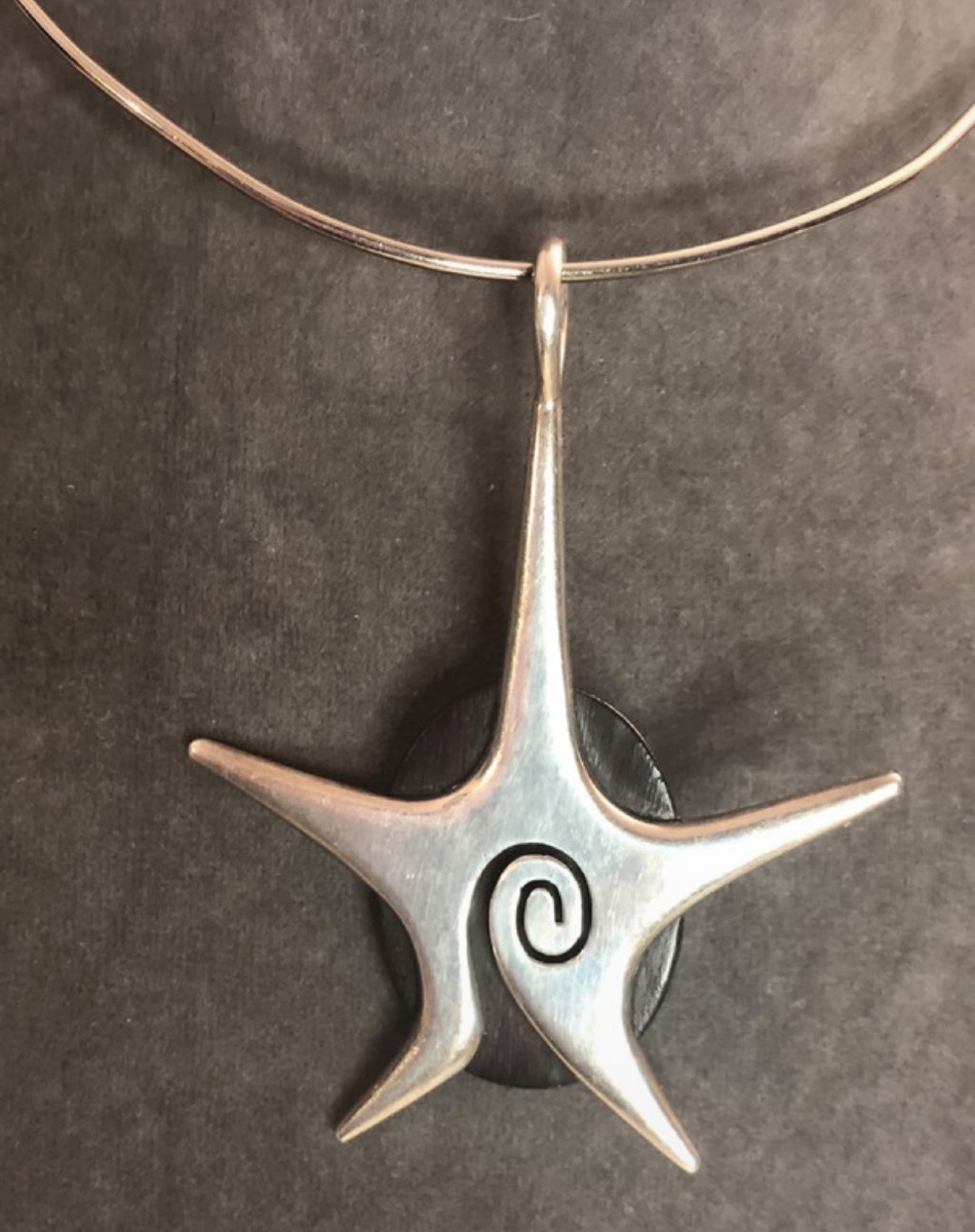 Silver And Wood Designer Necklace -photo-6