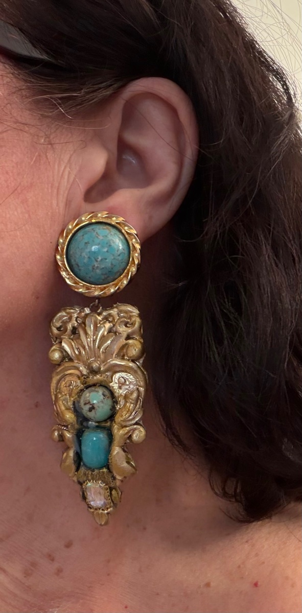 Boucles d’oreilles vintage -photo-2