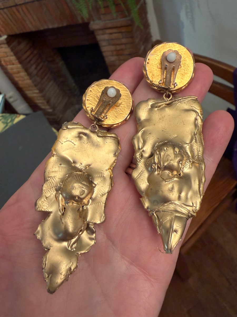 Boucles d’oreilles vintage -photo-4