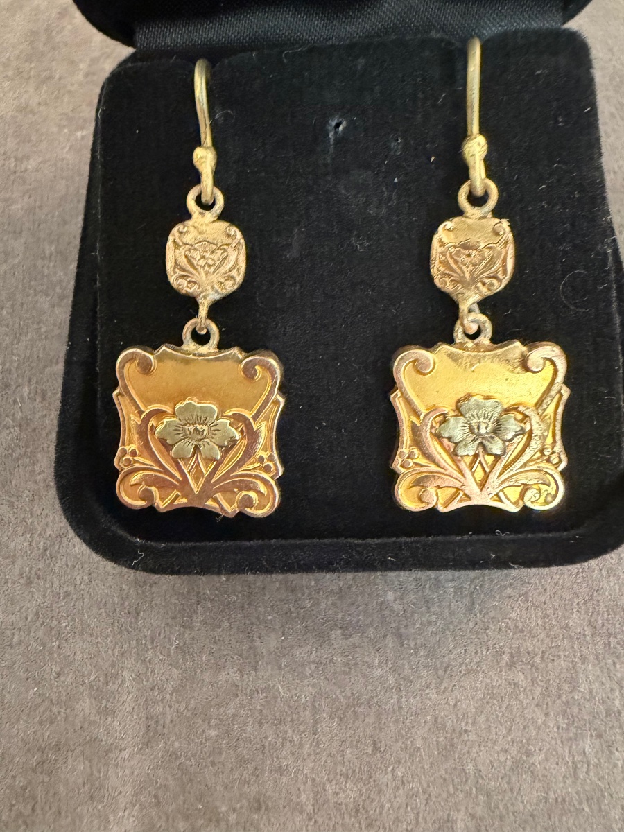 Boucles d’oreilles anciennes -photo-2