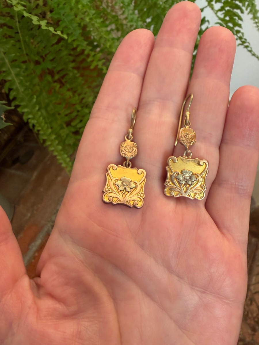 Boucles d’oreilles anciennes -photo-1