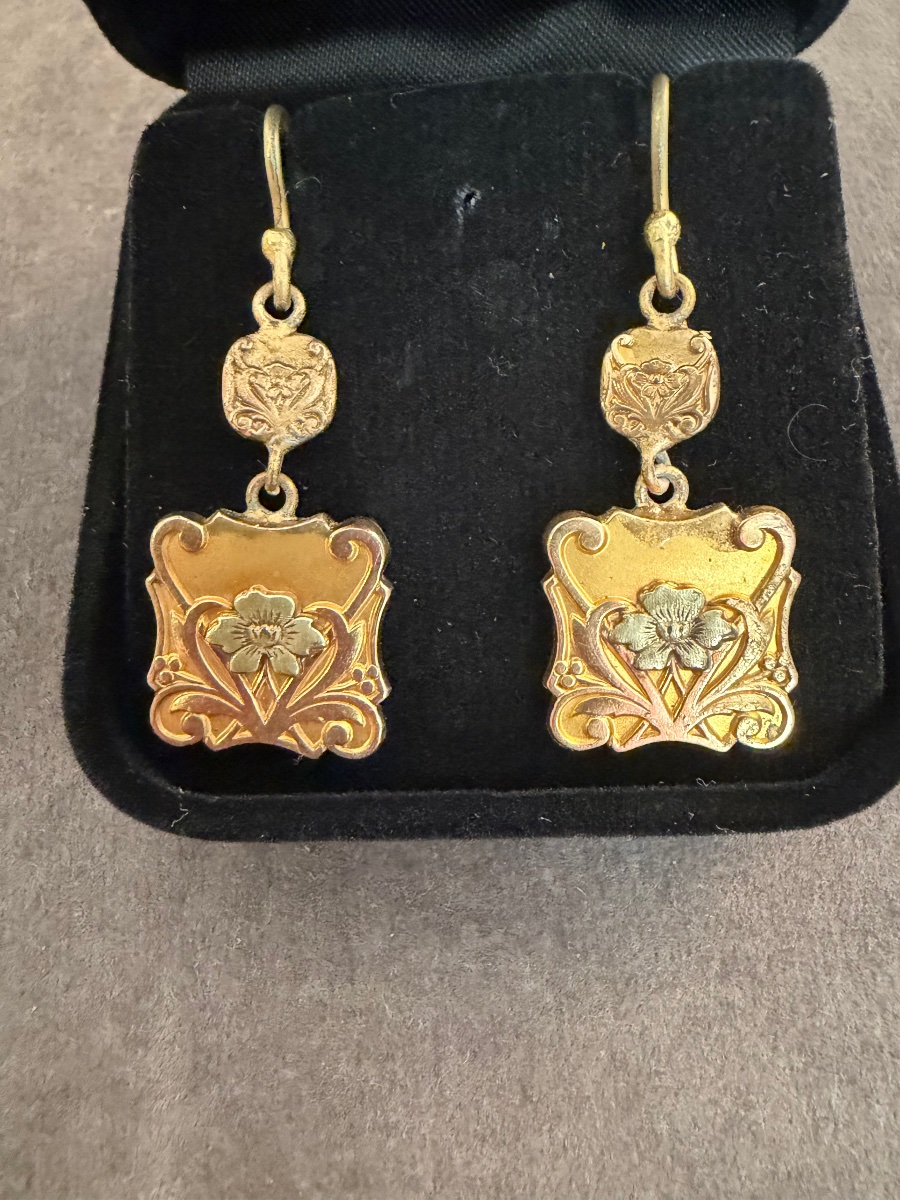 Boucles d’oreilles anciennes -photo-2