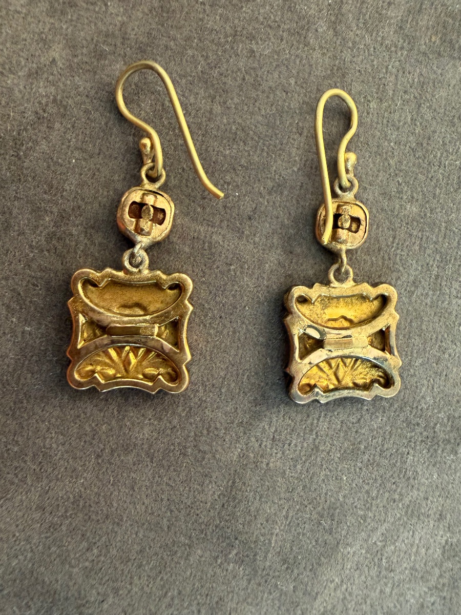 Boucles d’oreilles anciennes -photo-3