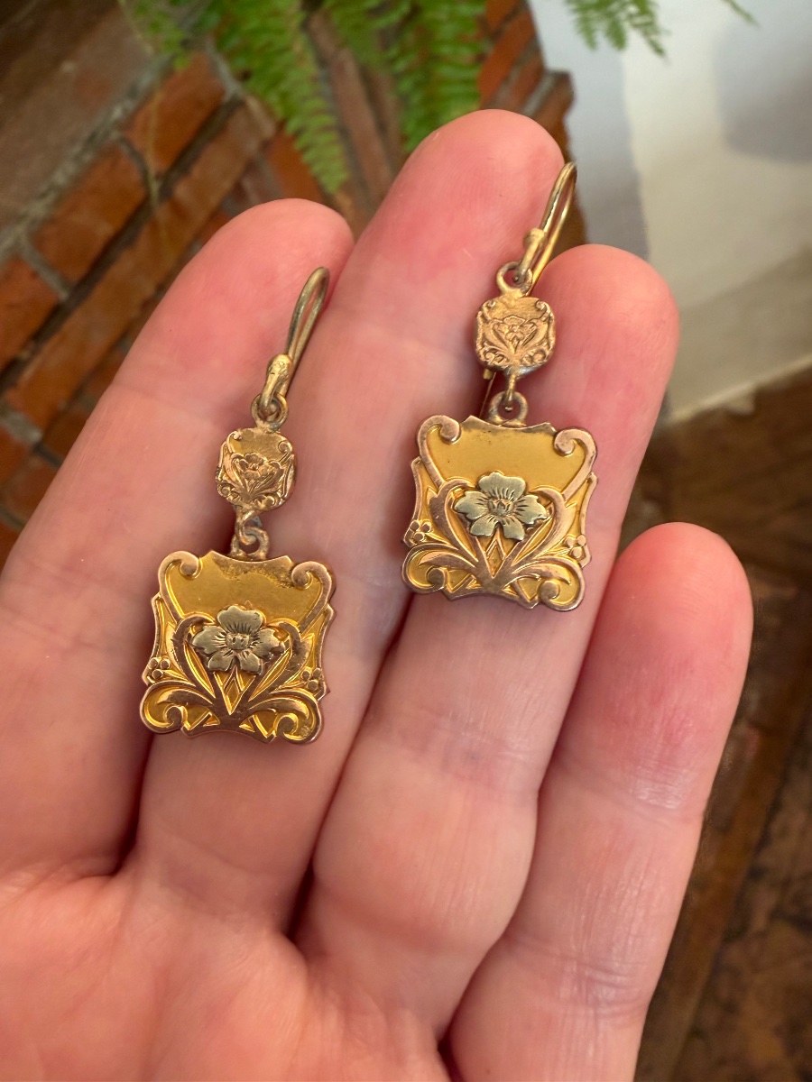 Boucles d’oreilles anciennes -photo-5