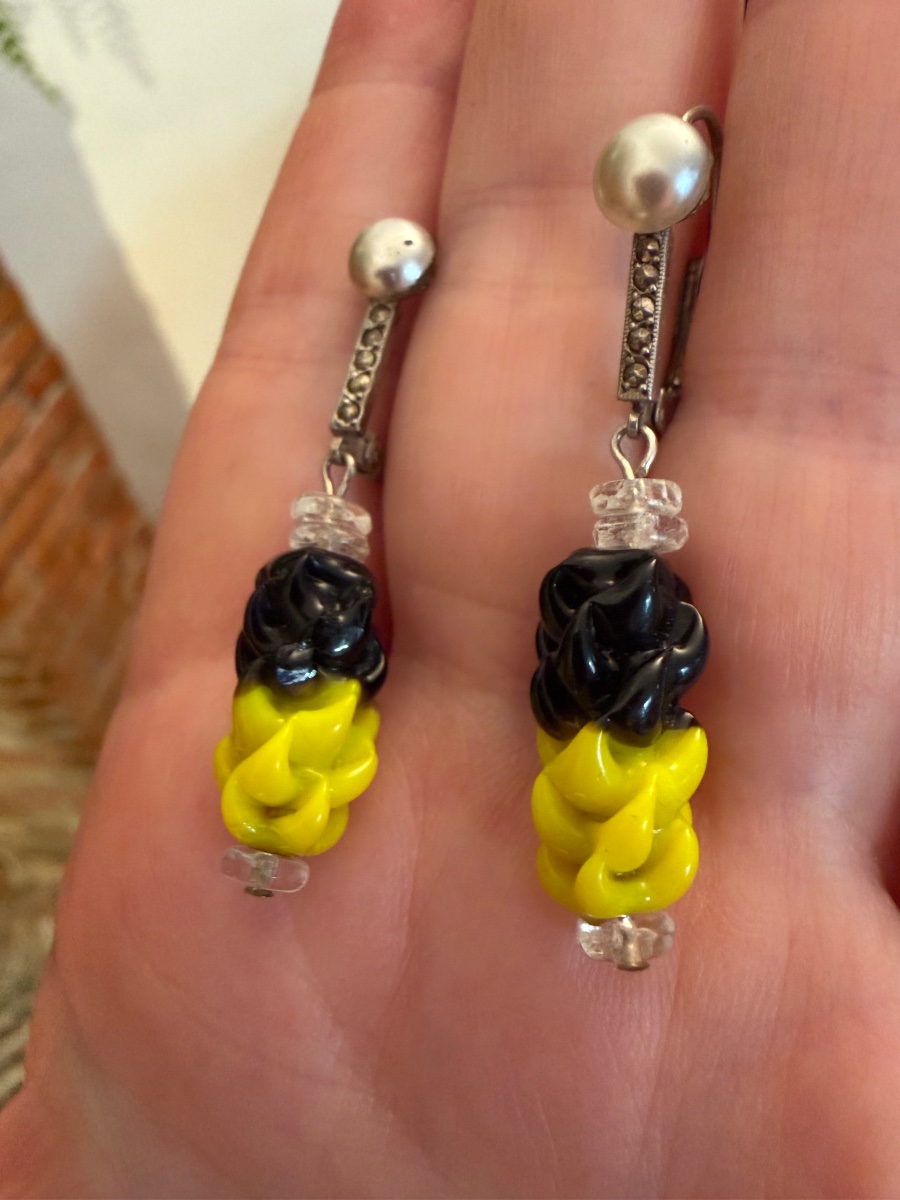 Boucles d’oreilles Art-Déco